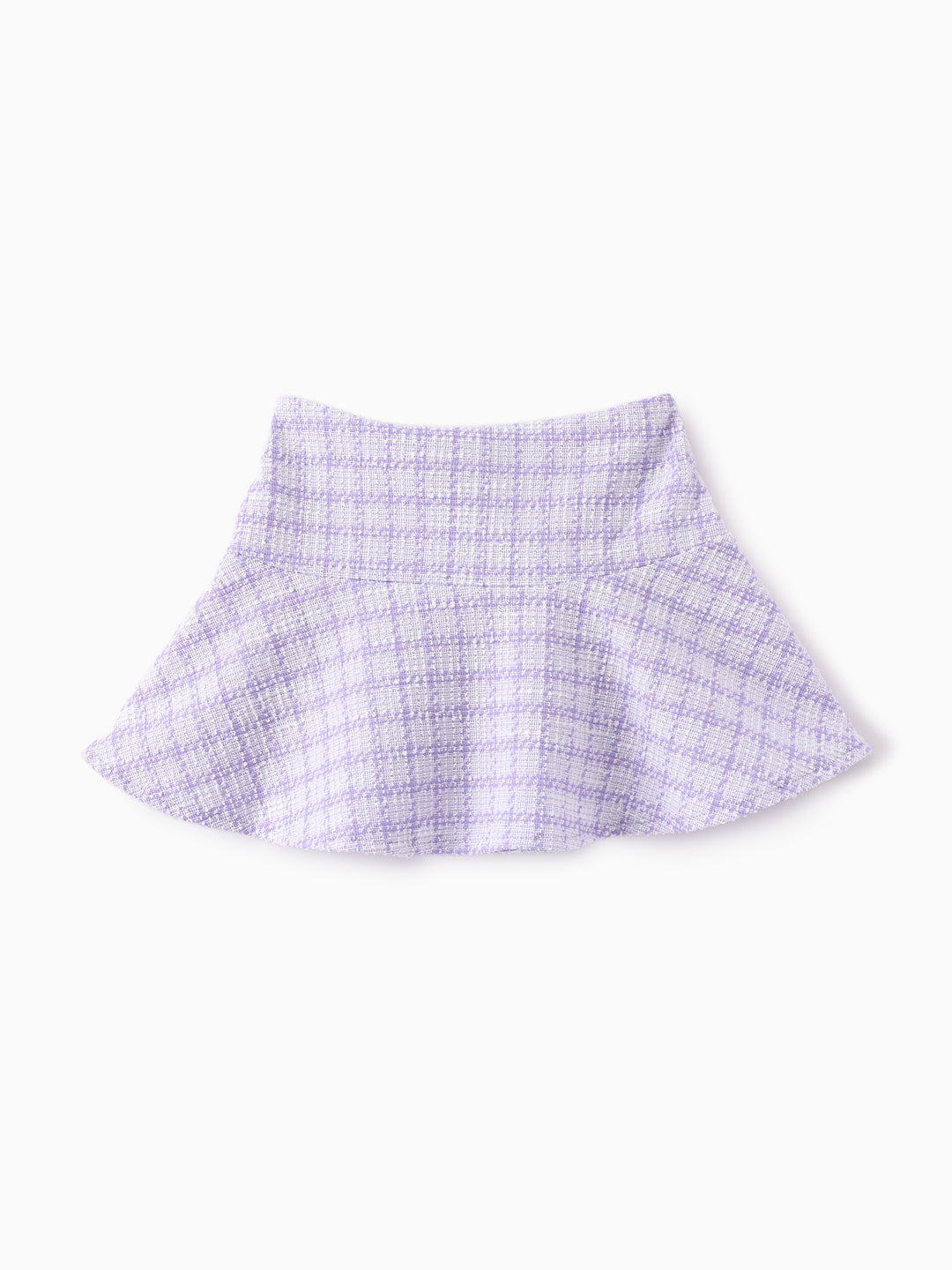 Disney Princess Rapunzel Cotton Top And Tweed Skirt Set Purple
