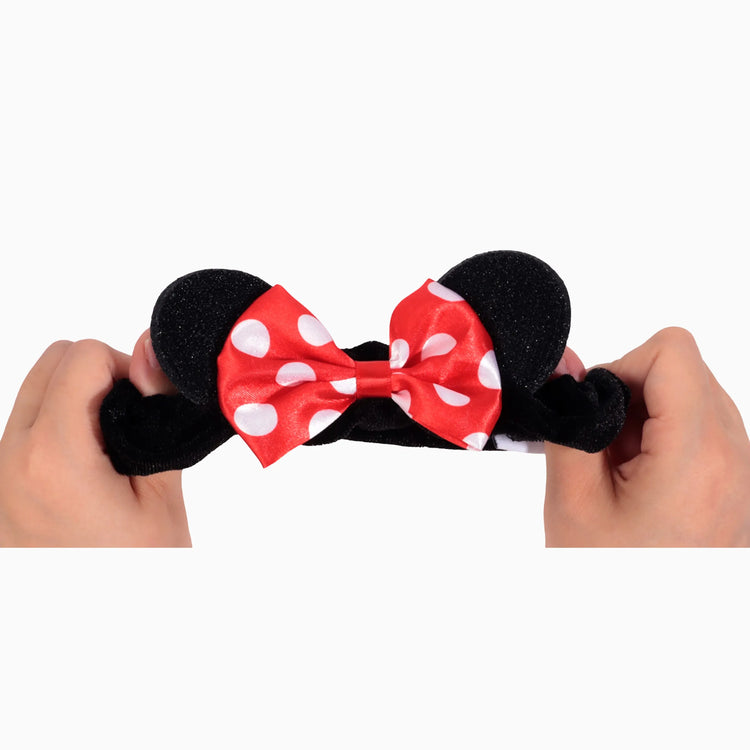 Disney Minnie Mouse Bow Scrunchies 3-Pack for Girls Red