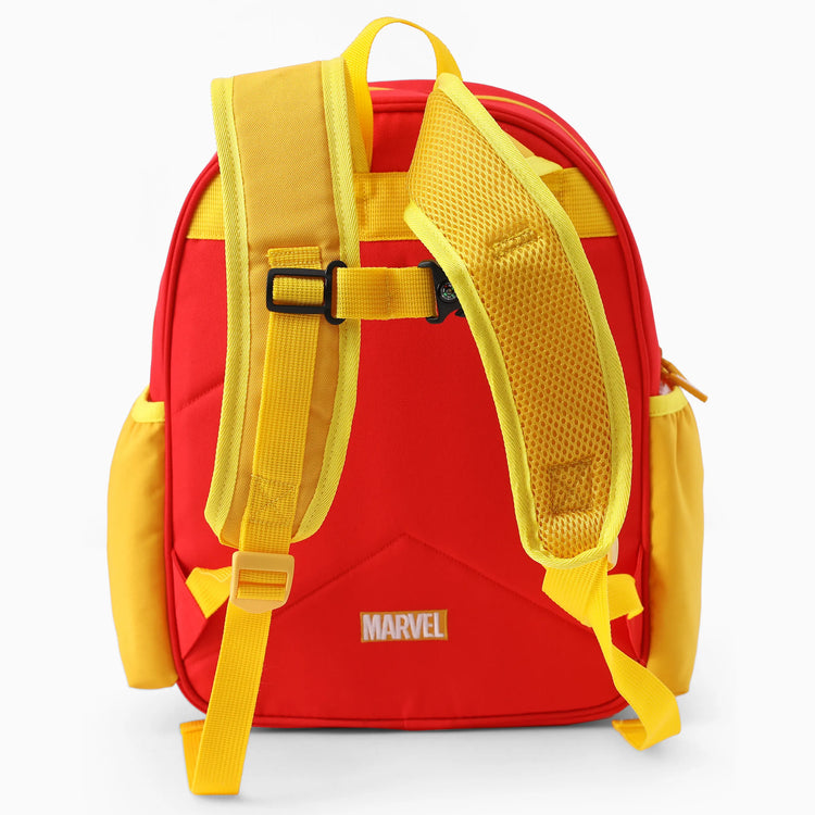 PatPat Marvel Iron Man Kids Backpack for Daycare and Kindergarten, Roomy Toddler Daypack with Comfortable Padded Shoulder Straps Red