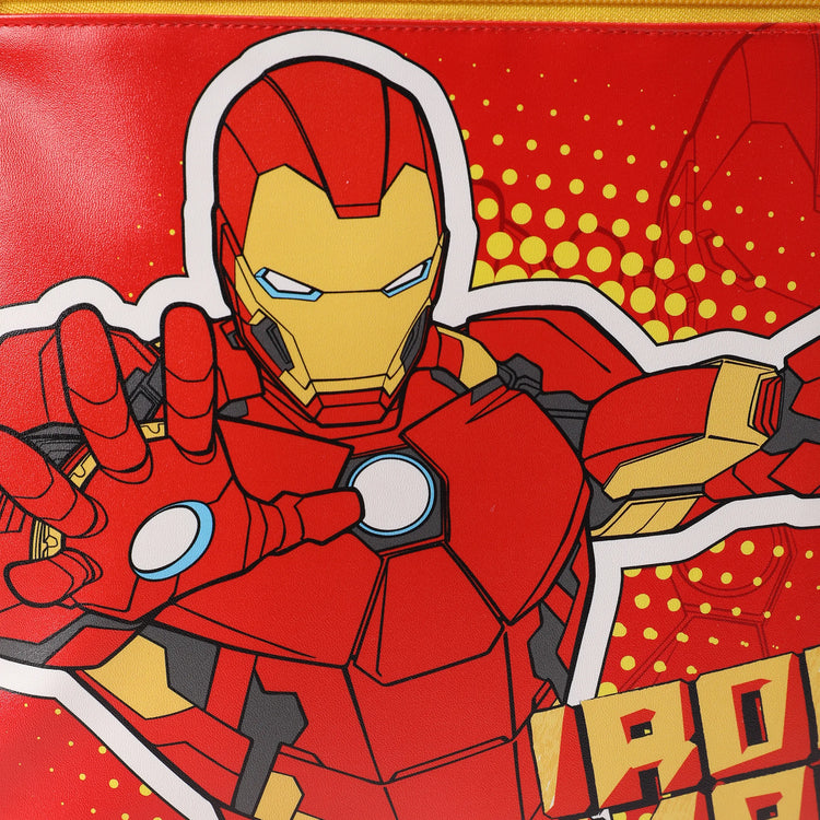 PatPat Marvel Iron Man Kids Backpack for Daycare and Kindergarten, Roomy Toddler Daypack with Comfortable Padded Shoulder Straps Red