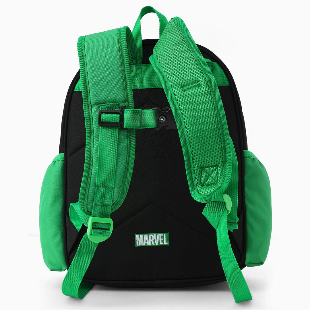 PatPat Marvel Hulk Kids Backpack for Daycare and Kindergarten, Roomy Toddler Daypack with Comfortable Padded Shoulder Straps Green