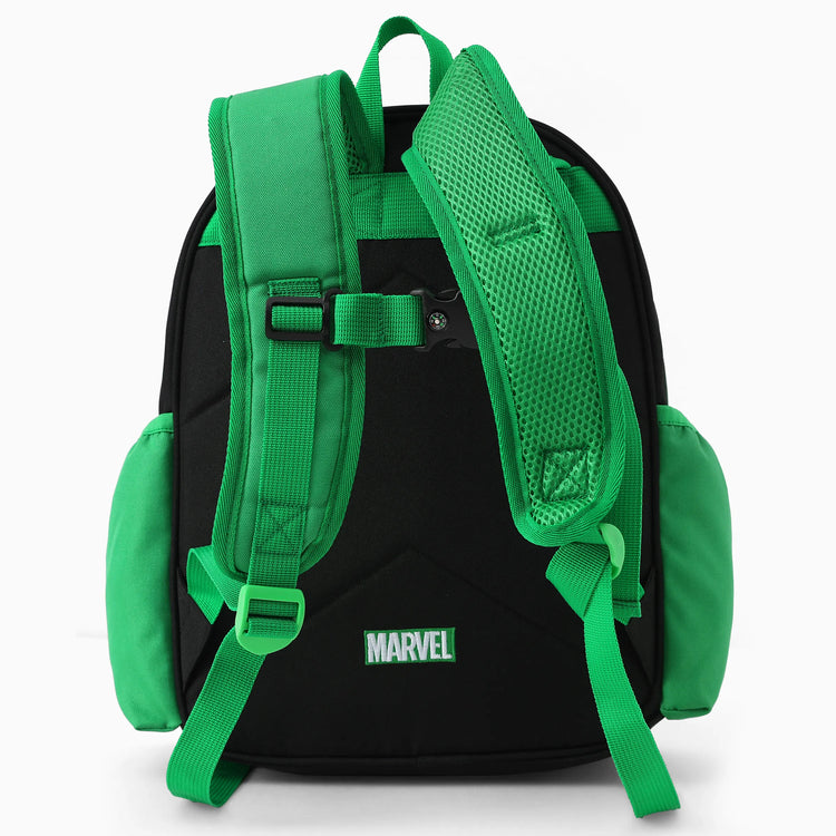 PatPat Marvel Hulk Kids Backpack for Daycare and Kindergarten, Roomy Toddler Daypack with Comfortable Padded Shoulder Straps Green