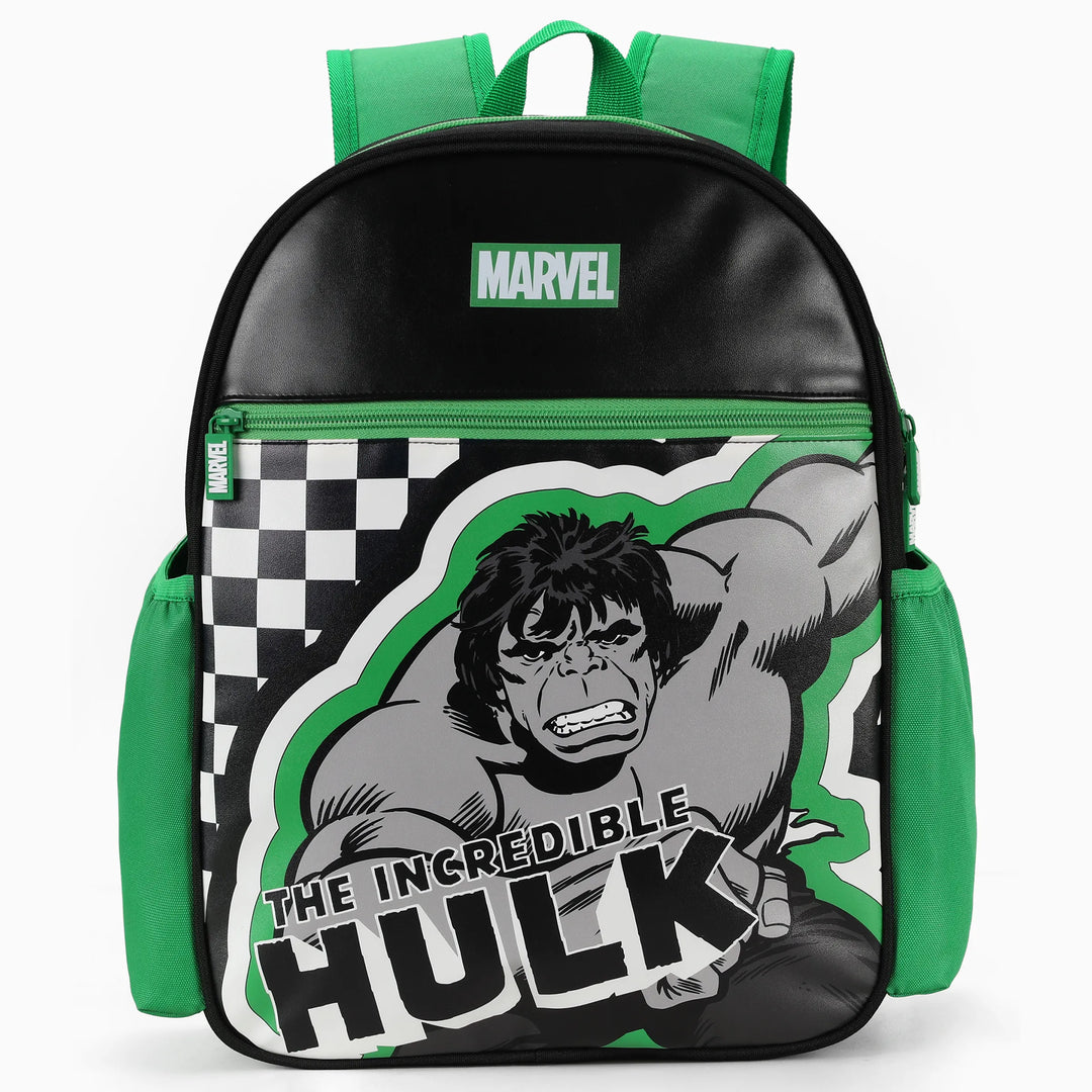 PatPat Marvel Hulk Kids Backpack for Daycare and Kindergarten, Roomy Toddler Daypack with Comfortable Padded Shoulder Straps Green