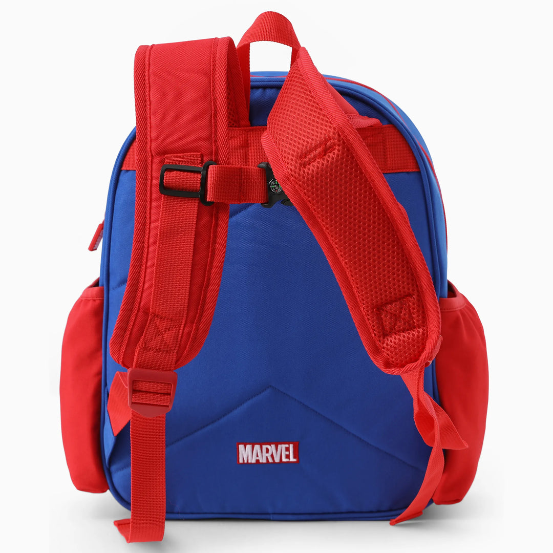 PatPat Marvel Captain America Kids Backpack for Daycare and Kindergarten, Roomy Toddler Daypack with Comfortable Padded Straps Blue