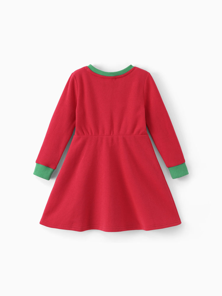 Disney Mickey & Friends Christmas Dress Red