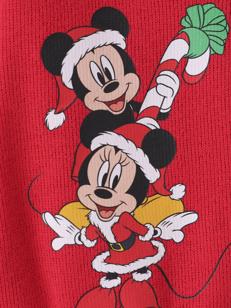 Disney Mickey & Friends Christmas Dress Red