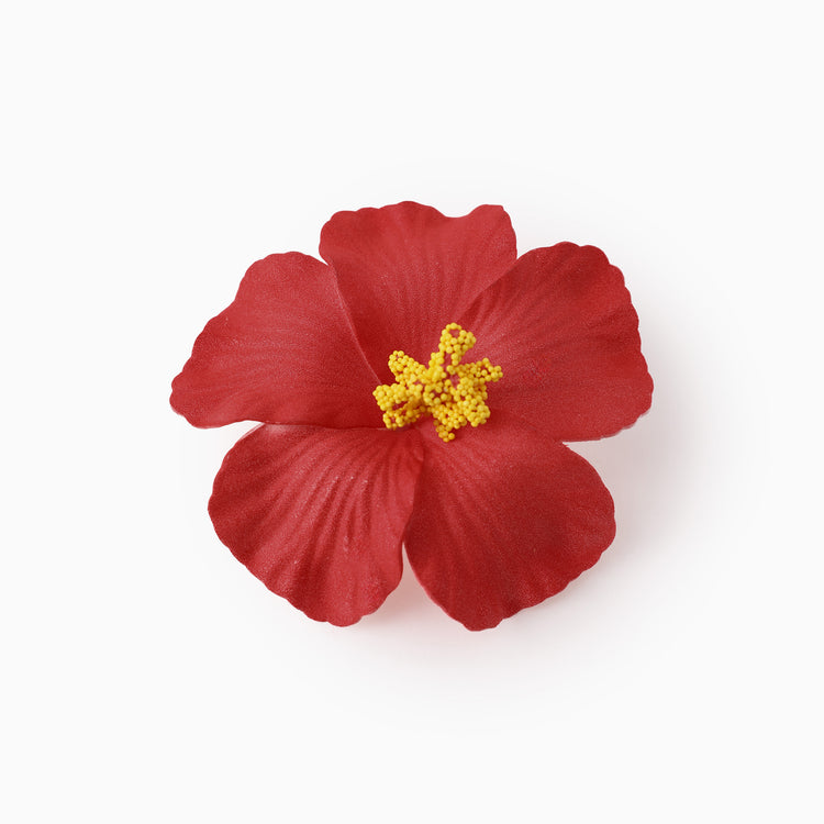 Realistic Hibiscus Hair Clip