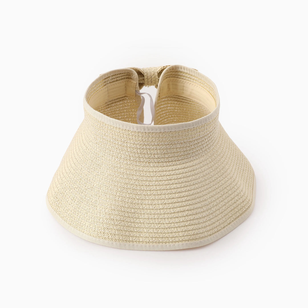 Family Matching Wide Brim Foldable Straw Sun Hats for Beach & Travel