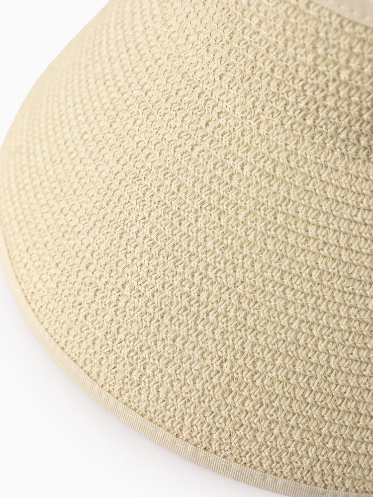 Family Matching Wide Brim Foldable Straw Sun Hats for Beach & Travel