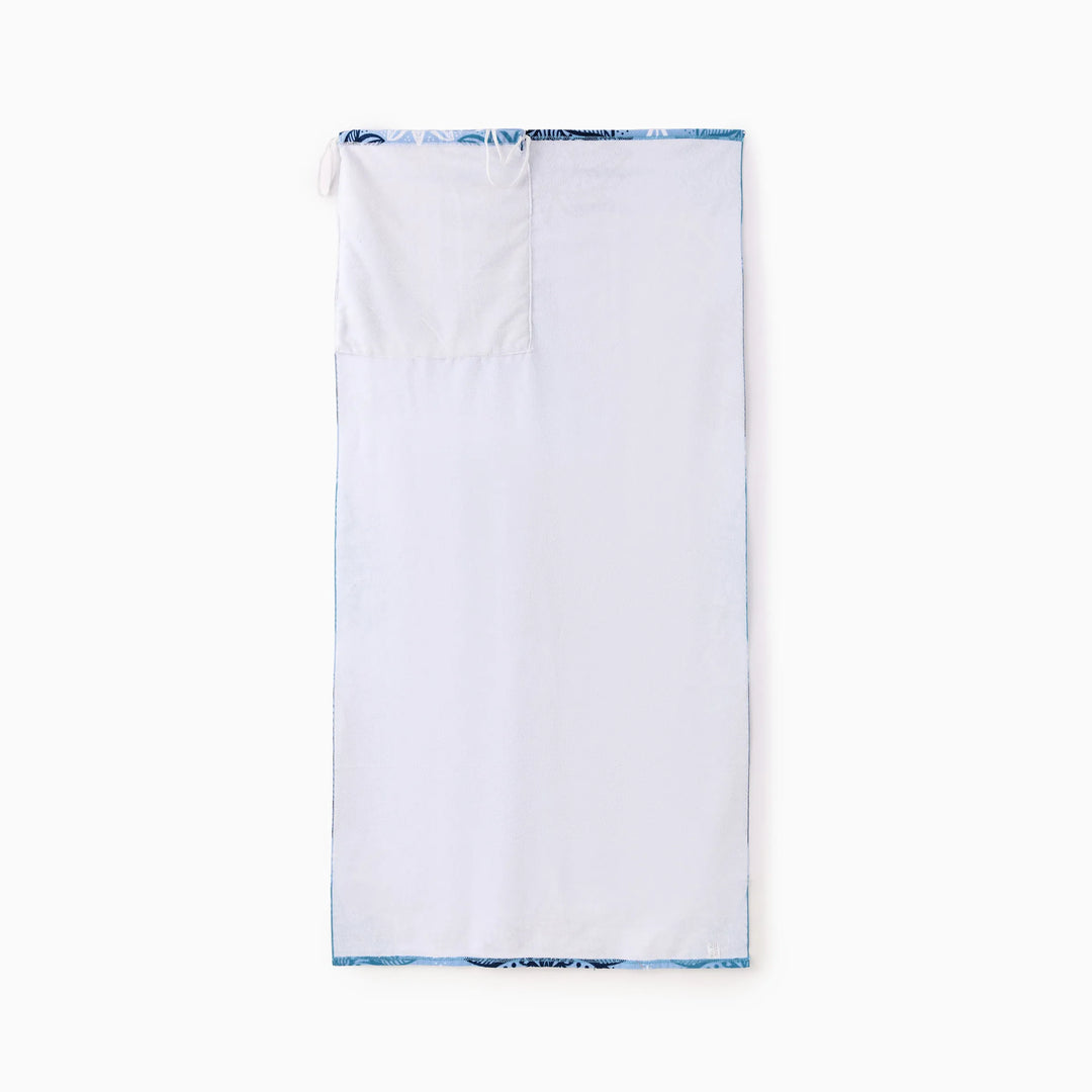 2-In-1 Beach Towel Integrated Package Light Blue