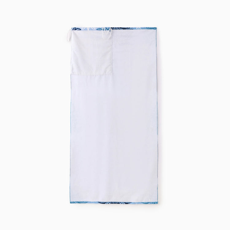 2-In-1 Beach Towel Integrated Package Light Blue
