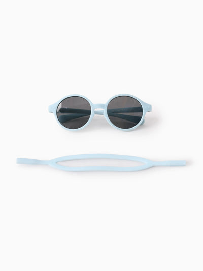 Polarized Round Baby Sunglasses Silicone Blue