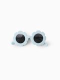 Polarized Sunflower Toddler Sunglasses Silicone Turquoise