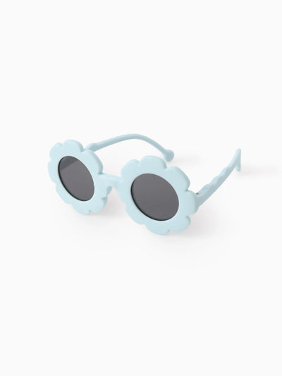Polarized Sunflower Toddler Sunglasses Silicone Turquoise