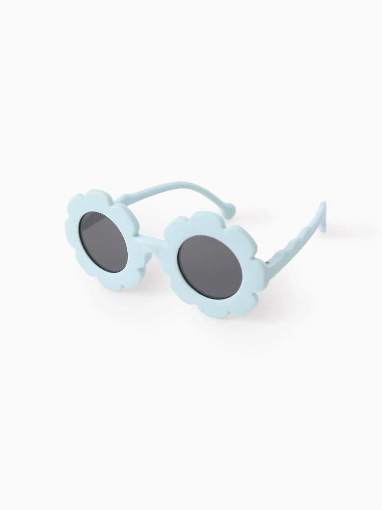 Polarized Sunflower Toddler Sunglasses Silicone Turquoise