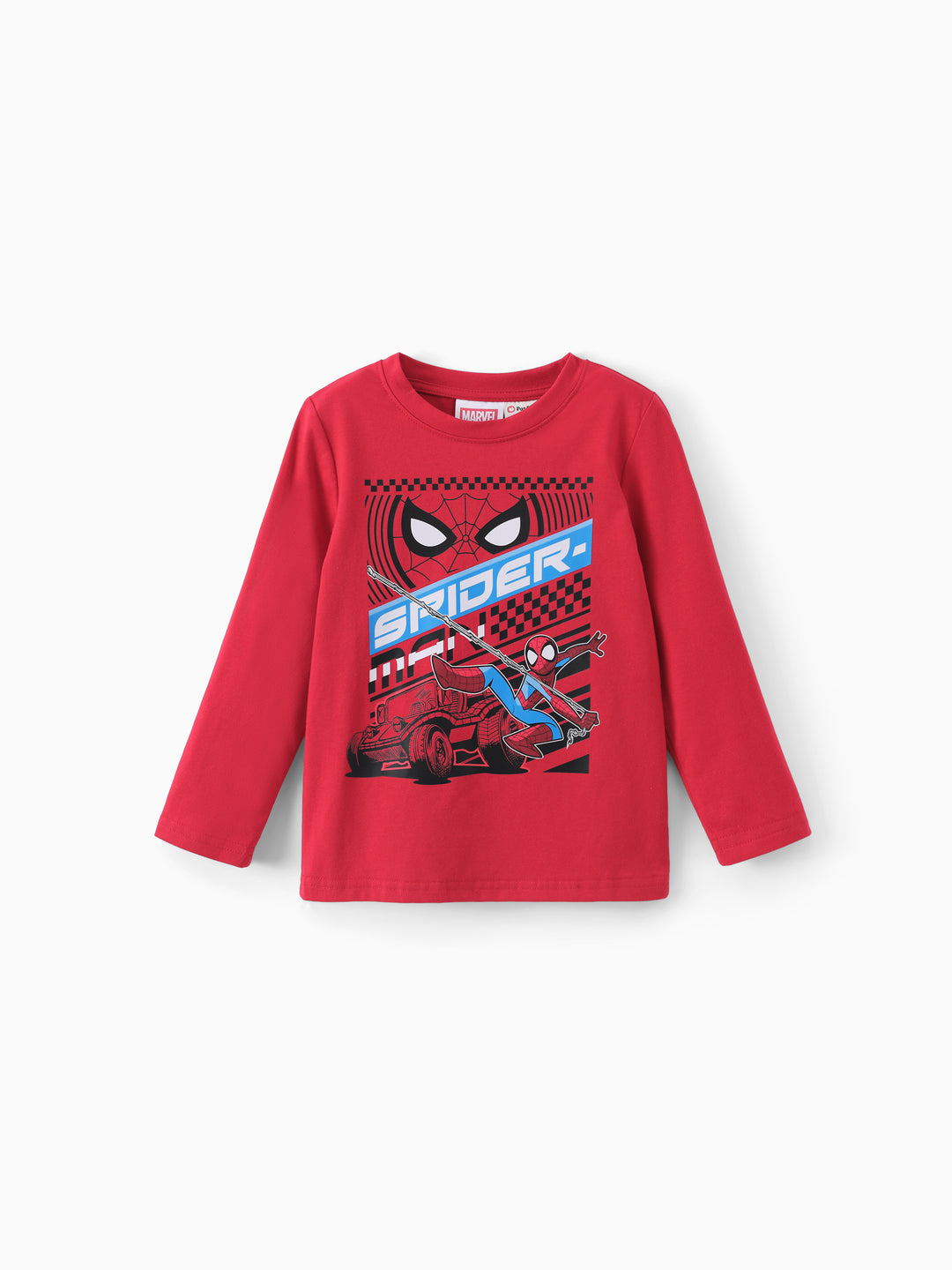 Marvel Spider-Man Long-Sleeve Two-Piece Set Gray and Red
