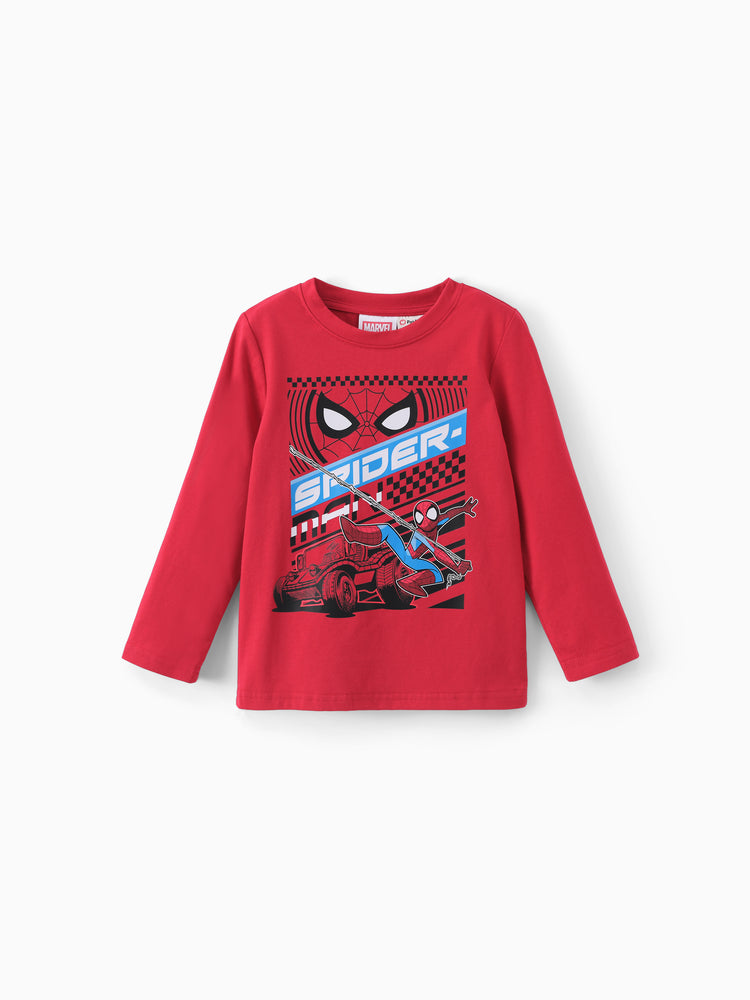 Marvel Spider-Man Long-Sleeve Two-Piece Set Gray and Red