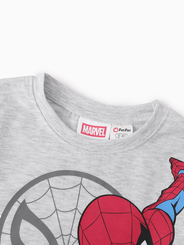 Marvel Spider-Man Long-Sleeve Two-Piece Set Gray and Red