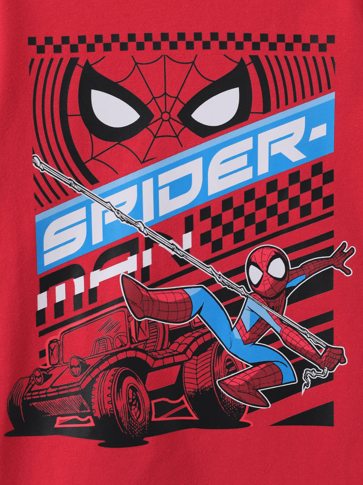 Marvel Spider-Man Long-Sleeve Two-Piece Set Gray and Red