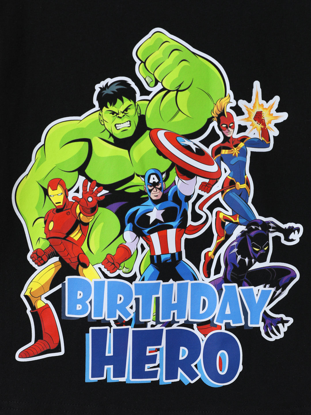 Marvel Boys' Long-Sleeve T-Shirts Black
