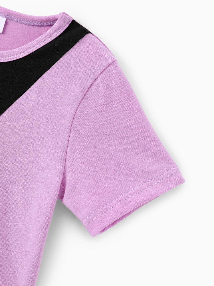 NEON Pop Toddler Girl Skort Set Purple