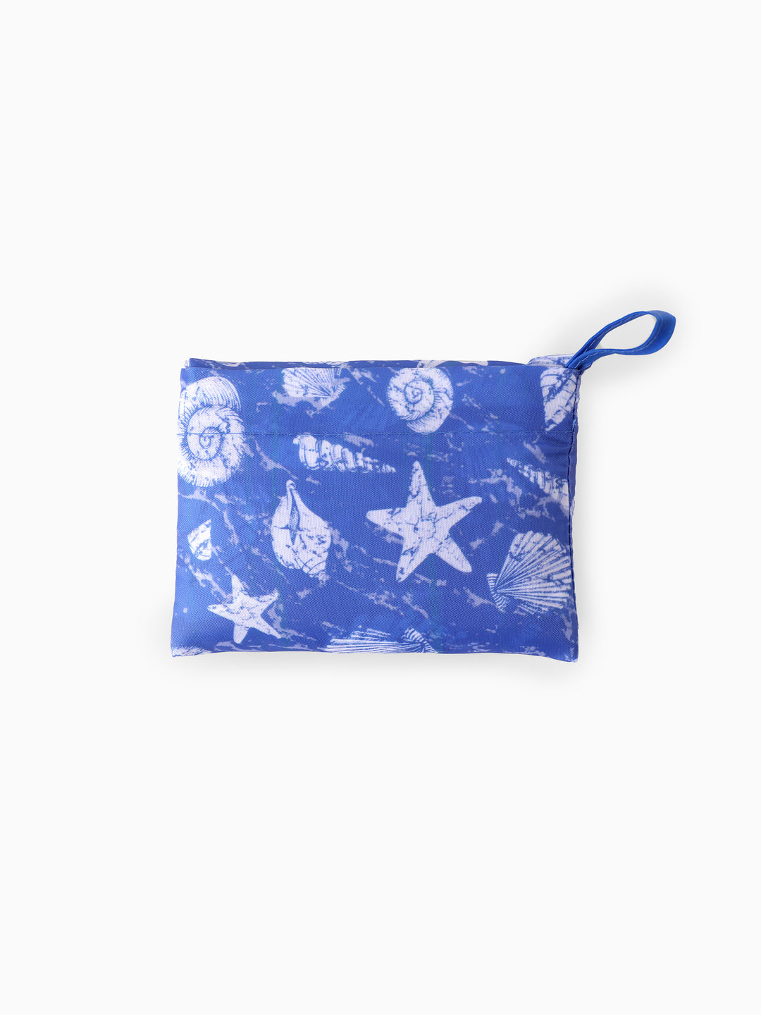 Foldable Waterproof Oxford Tote Bag Blue