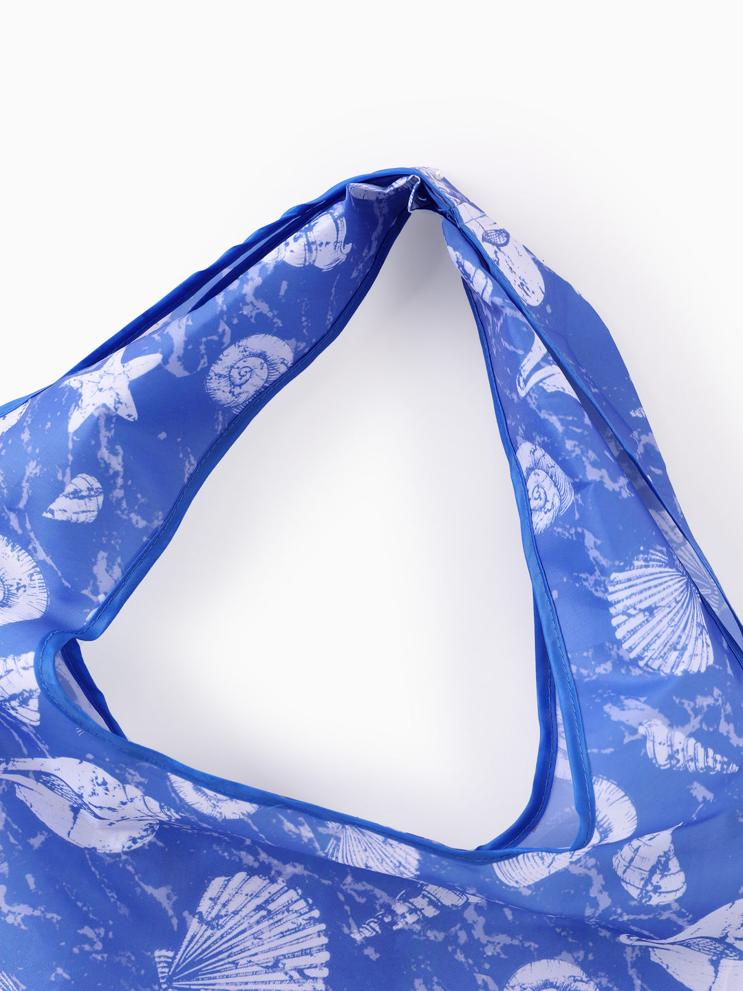 Foldable Waterproof Oxford Tote Bag Blue