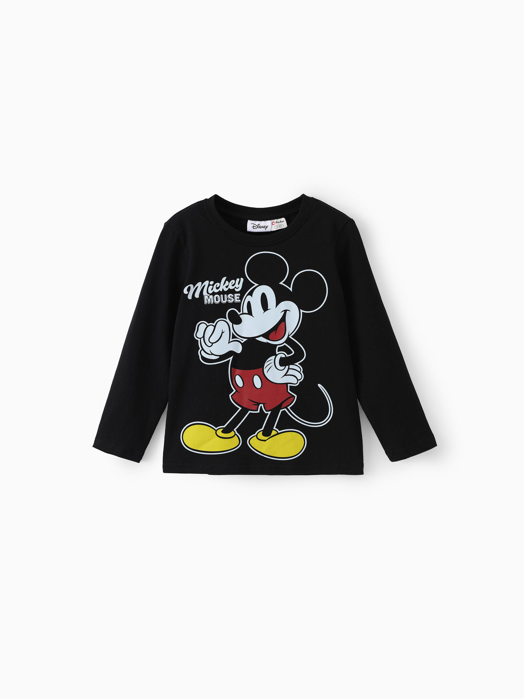 Disney Mickey & Friends Long-Sleeve Two-Piece Set Black and Gray