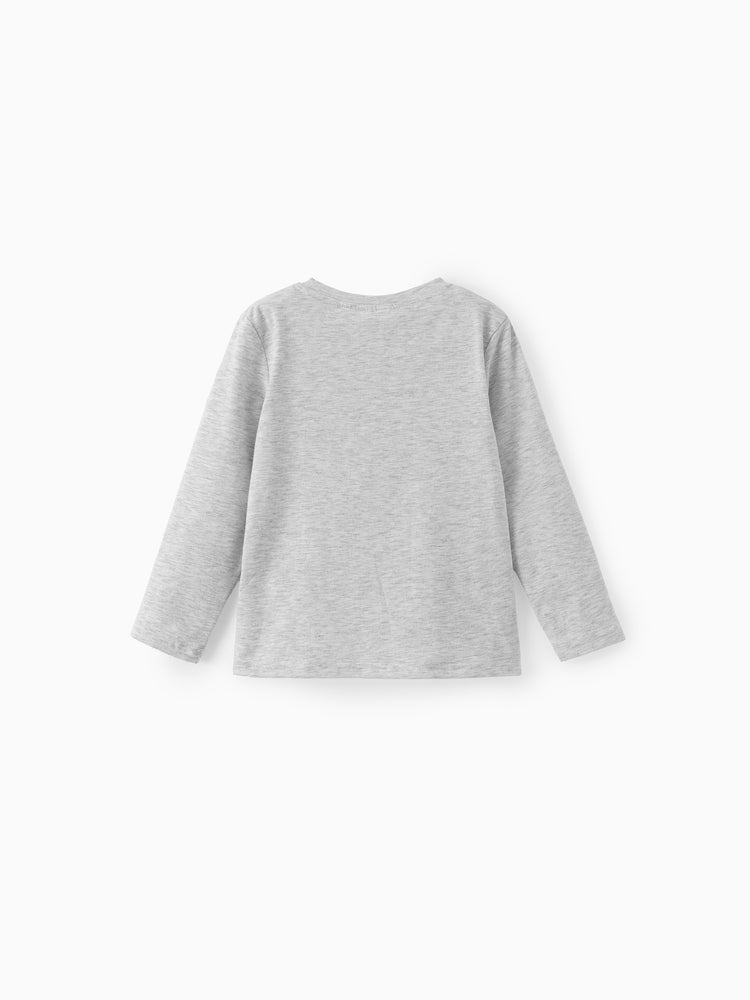 Disney Mickey & Friends Long-Sleeve Two-Piece Set Black and Gray