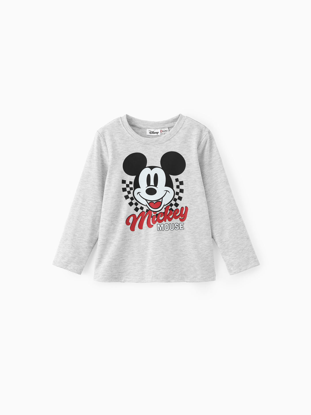 Disney Mickey & Friends Long-Sleeve Two-Piece Set Black and Gray