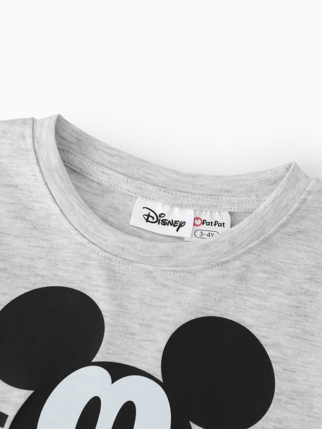 Disney Mickey & Friends Long-Sleeve Two-Piece Set Black and Gray