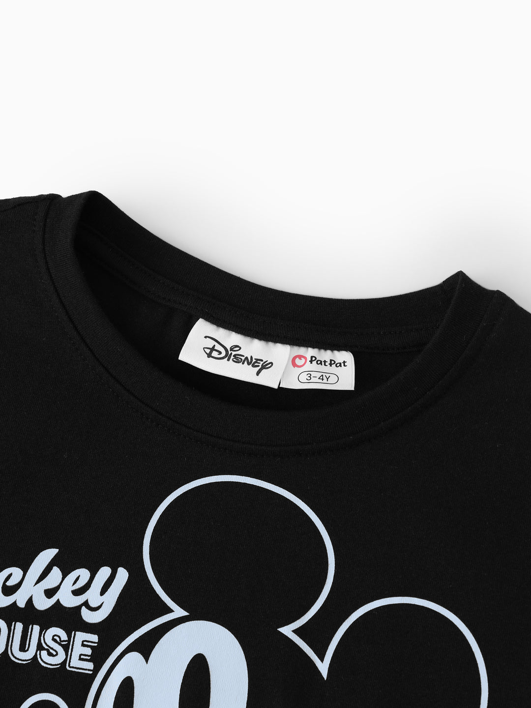 Disney Mickey & Friends Long-Sleeve Two-Piece Set Black and Gray