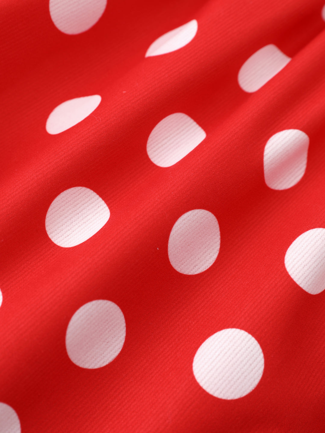 Disney Mickey & Friends Christmas Polka Dot Overall Dress Black+Red