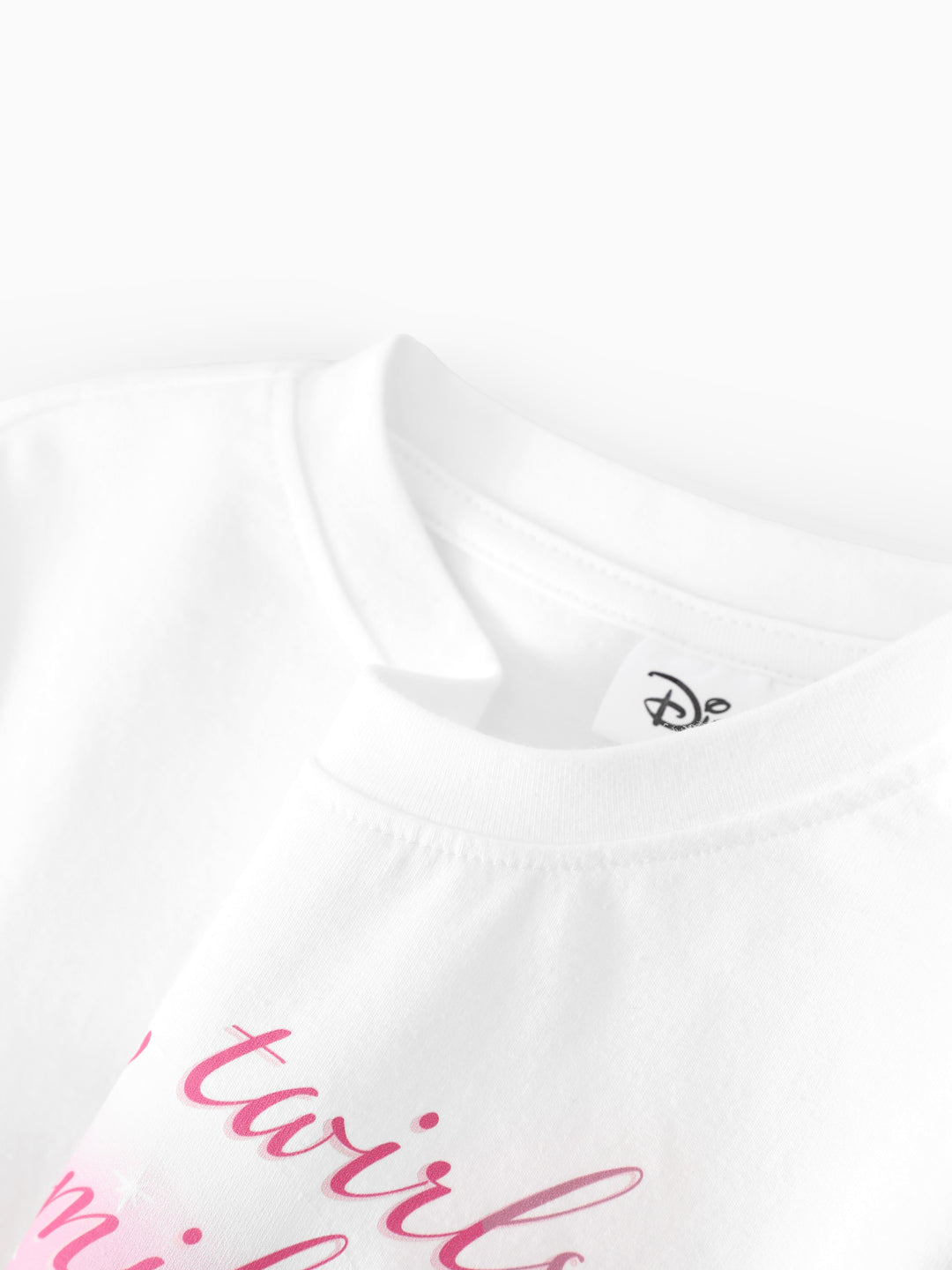 Disney Princess Girls' Long-Sleeve Two-Piece Set White