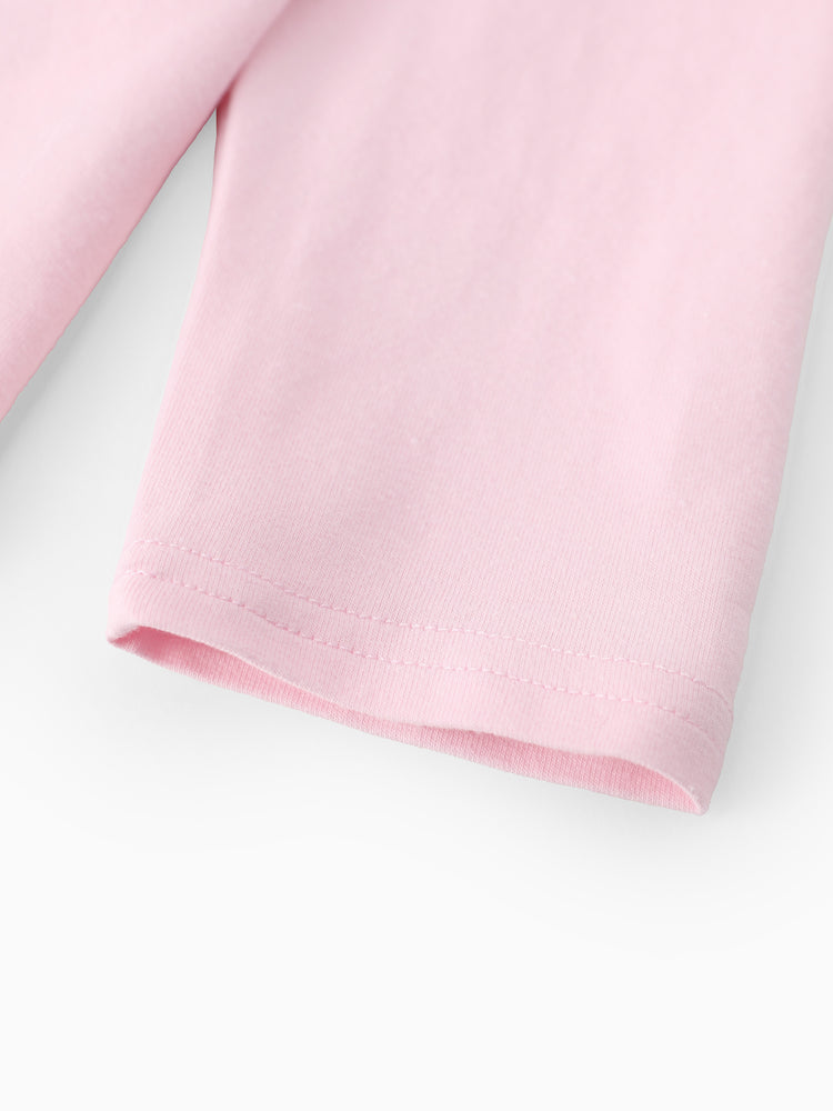 Disney Princess Girls' Long-Sleeve Two-Piece Set White