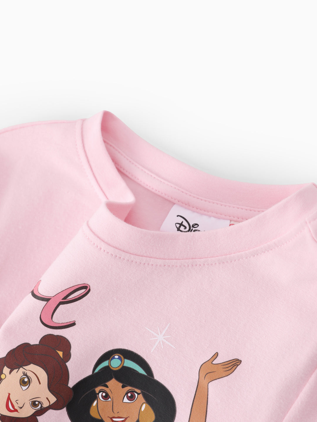Disney Princess Girls' Long-Sleeve Two-Piece Set White