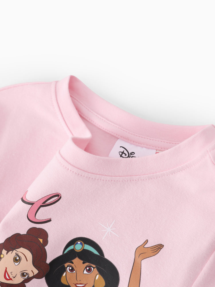 Disney Princess Girls' Long-Sleeve Two-Piece Set White