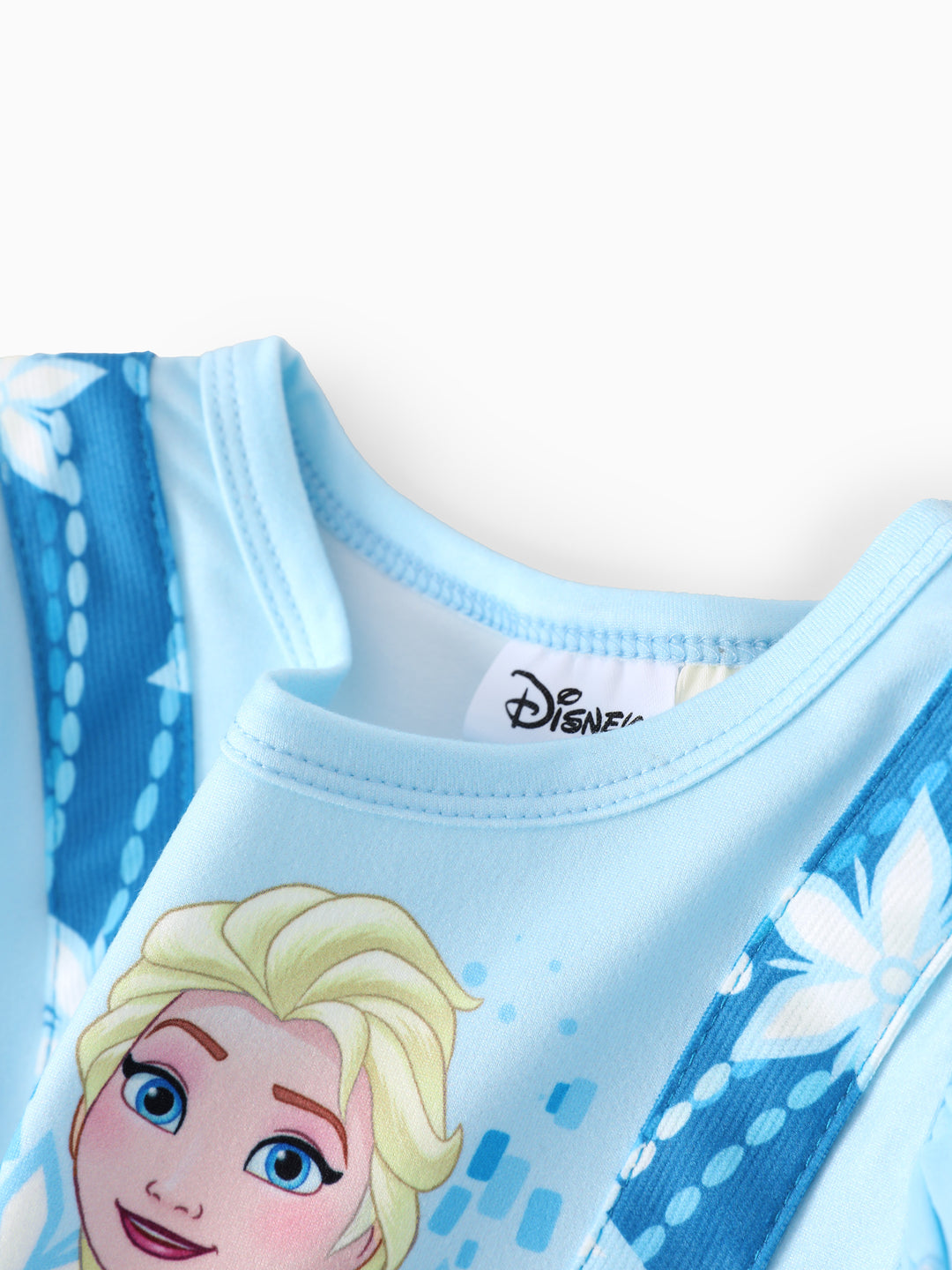 Disney Frozen Polka Dot Suspender Dress Blue