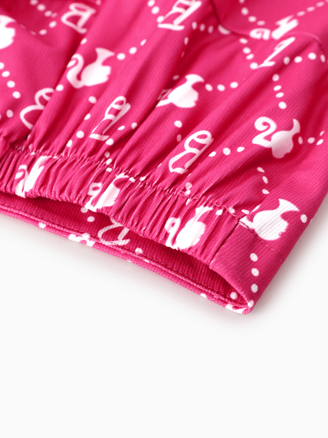 Barbie Pink Top & Skirt Set Hot Pink
