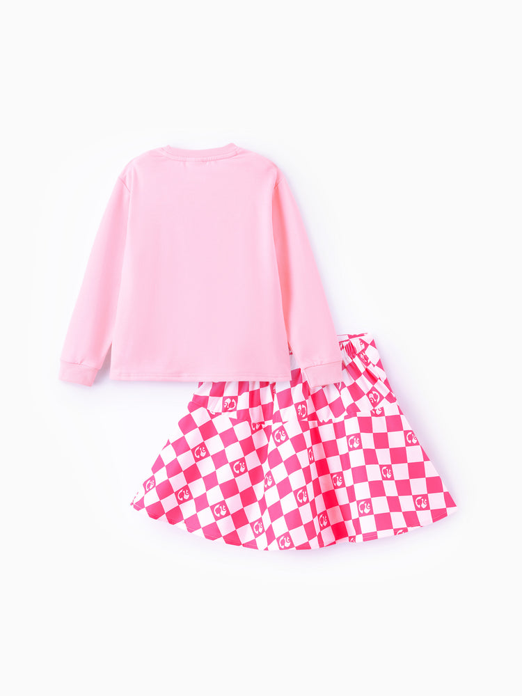 Barbie Pink Top & Skirt Set Pink