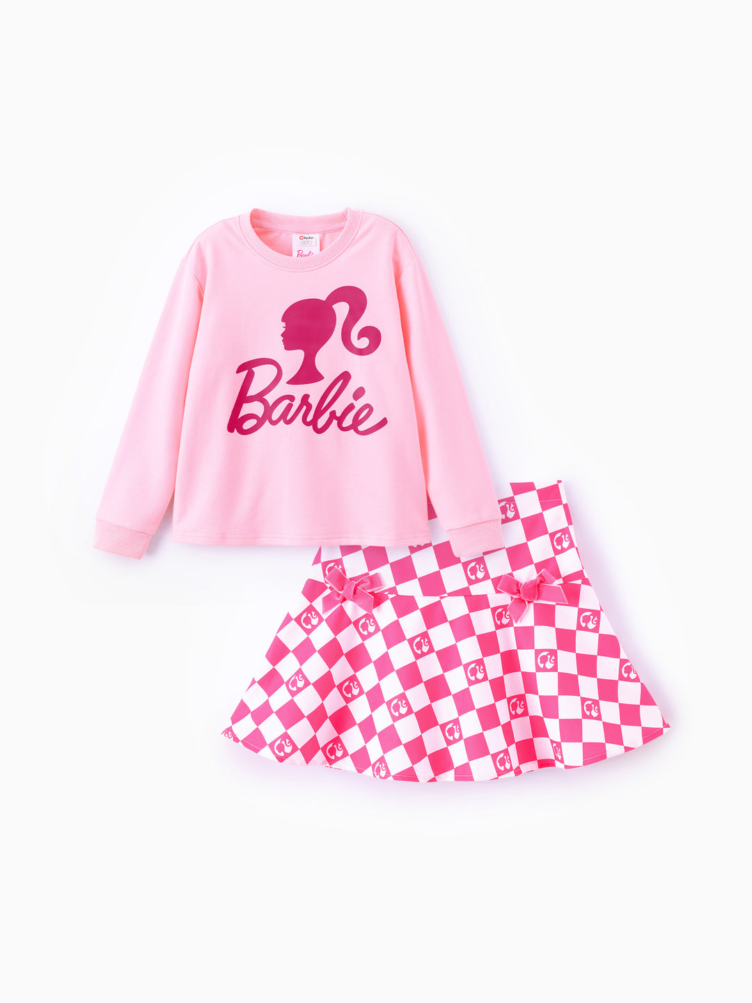 Barbie Pink Top & Skirt Set Pink