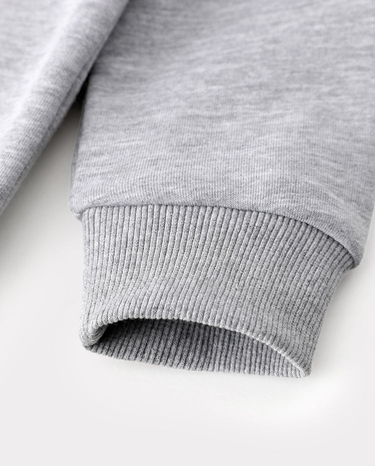 Toddler/Kids Unisex Crewneck Pullover Sweatshirt Grey