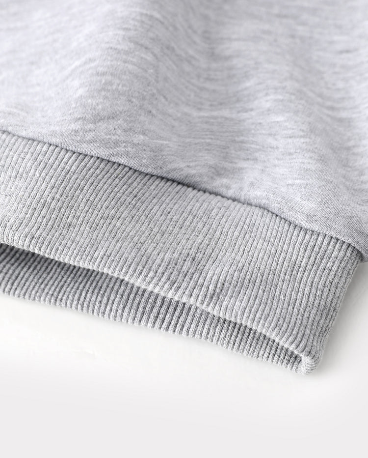 Toddler/Kids Unisex Crewneck Pullover Sweatshirt Grey