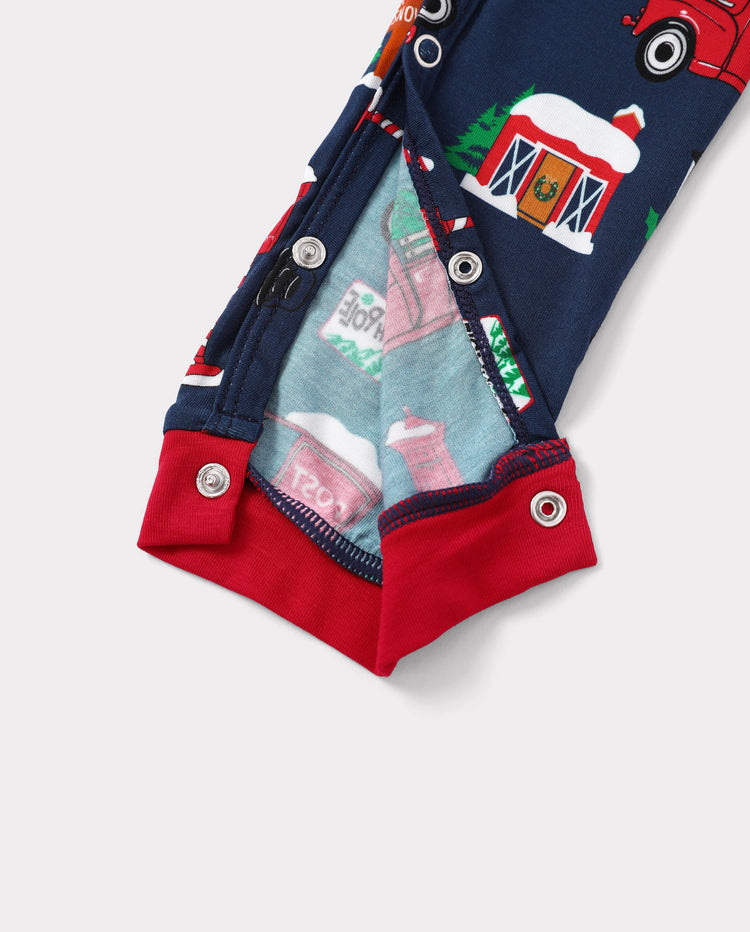 PatPat Matching Family Christmas Pajamas Christmas Village Print Bamboo