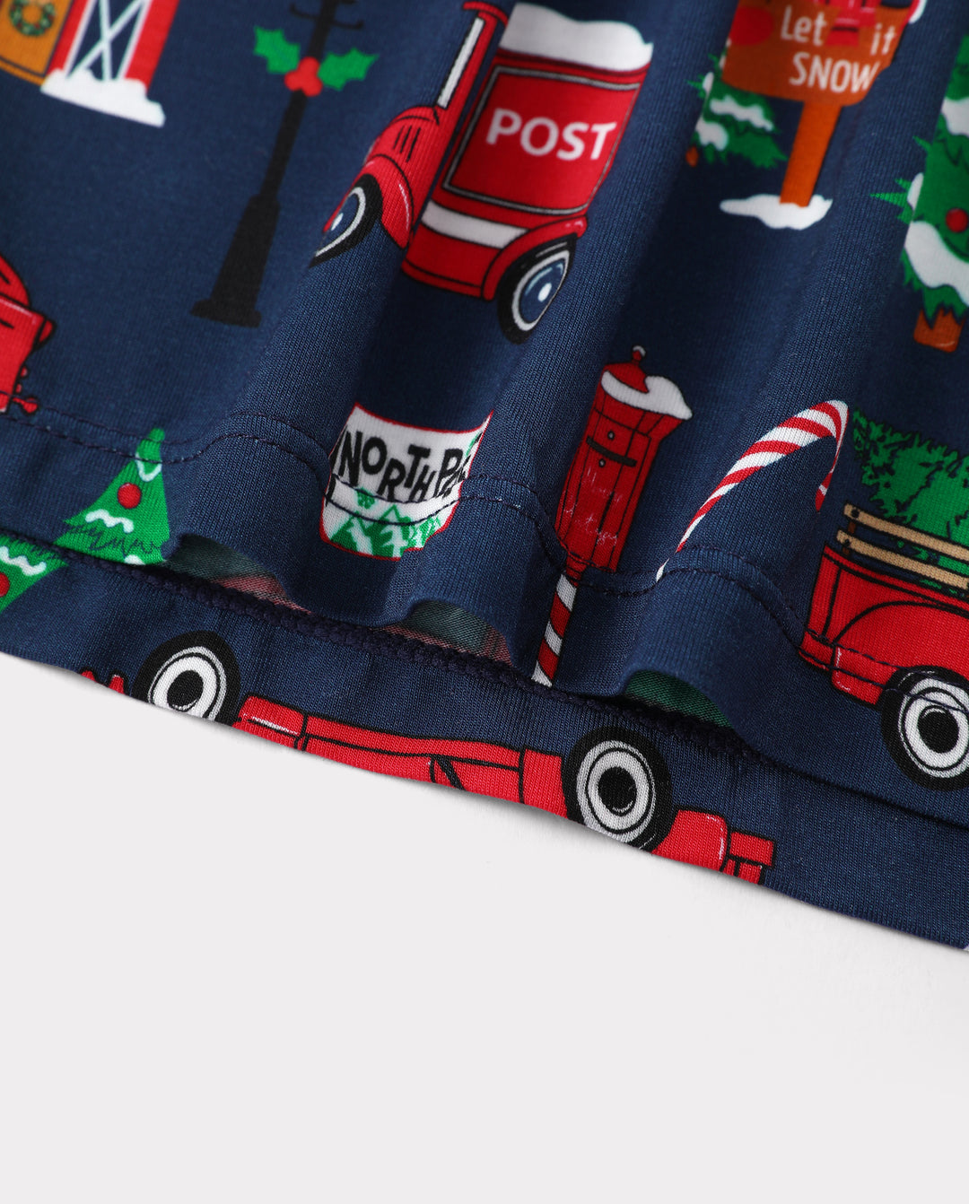 PatPat Matching Family Christmas Pajamas Christmas Village Print Bamboo
