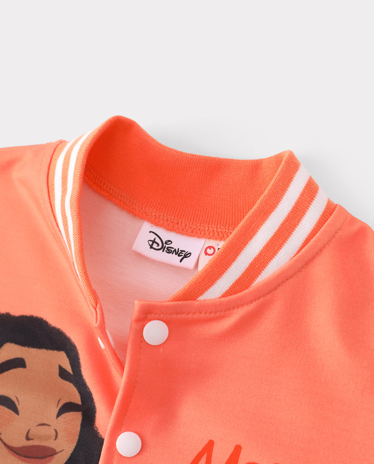 Girl Toddler/Kid Pleated Skirt Jacket Set Orange