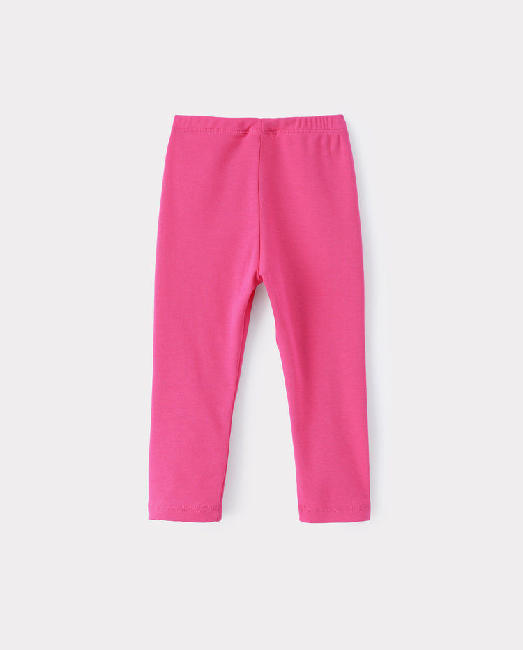 Halloween Baby Girl Bow Dress Leggings Set Pink