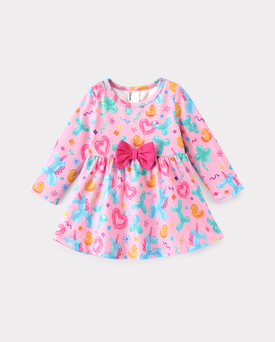 Halloween Baby Girl Bow Dress Leggings Set Pink