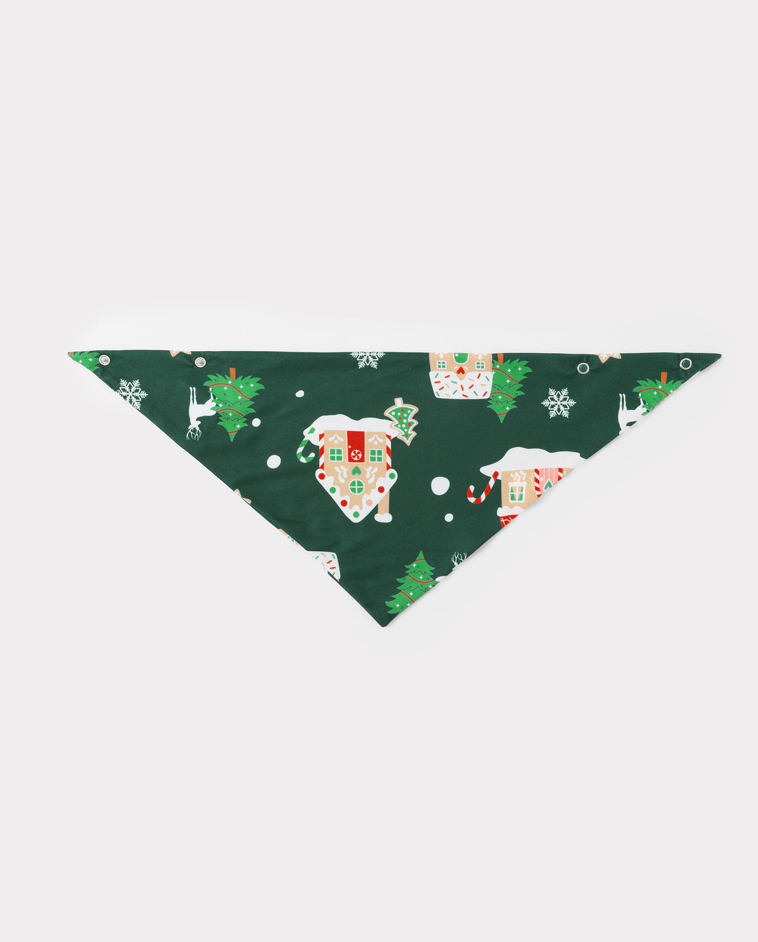 Christmas Matching Family Pajamas Gingerbread House Print Green