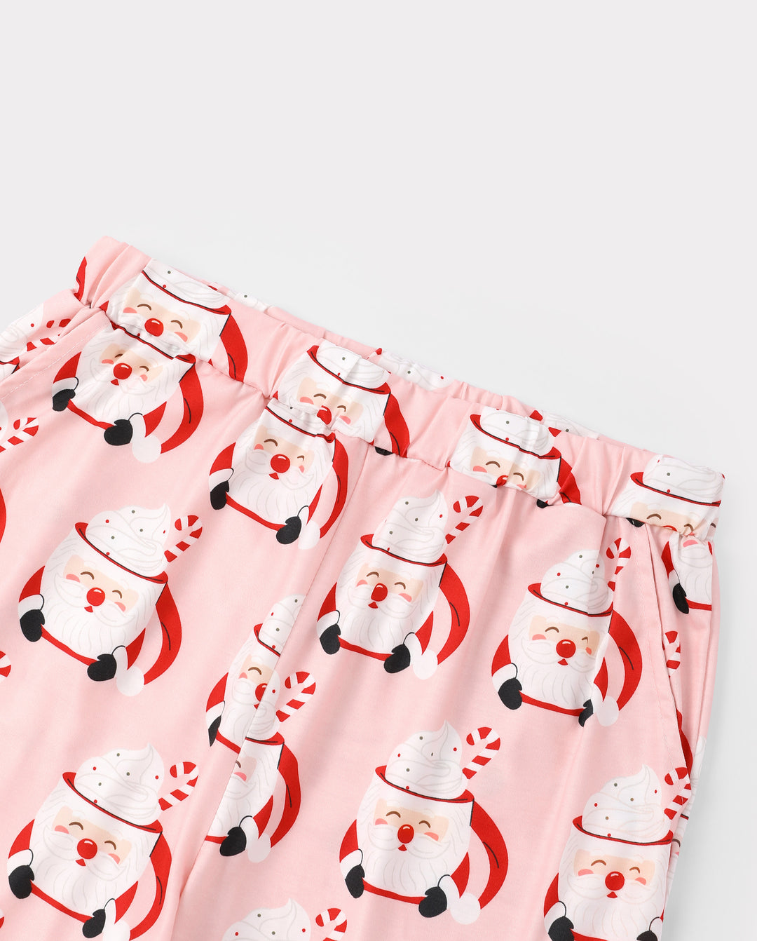 Mug de pyjama familial assorti de Noël avec motif du père Noël, multicolore